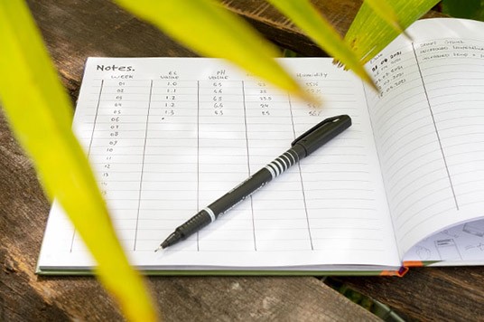 Notes on the condition of the plant