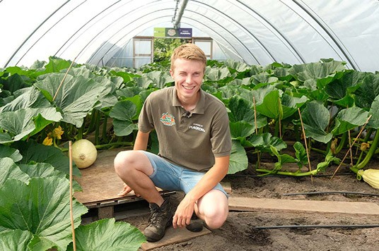 Giant pumpkin champion Gerjan