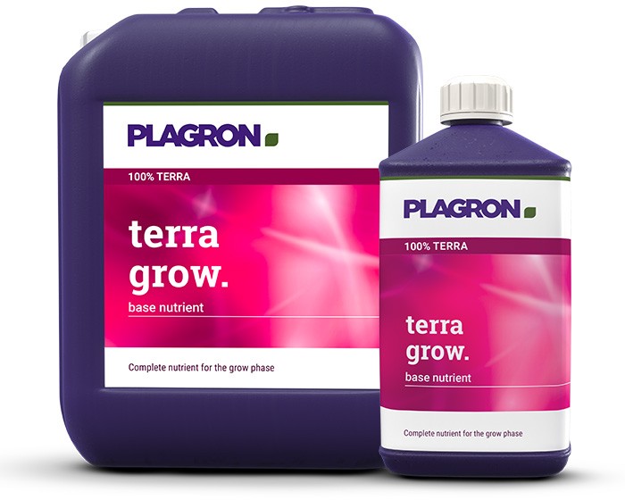 Bidón y botella de Plagron Terra Grow