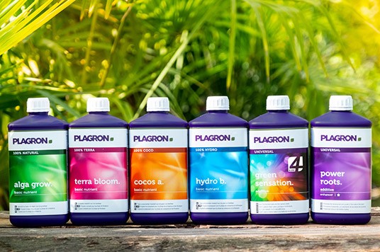 Plagron Alga & Terra bloom, Cocos a, Hydro a, Green sensation et Power roots