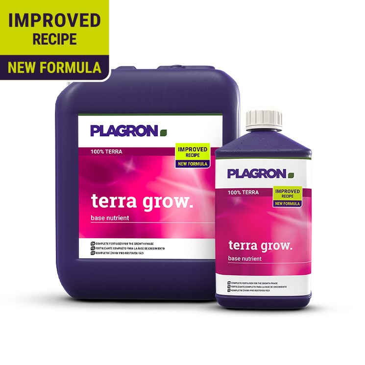 Plagron Terra Grow, lattina e flacone