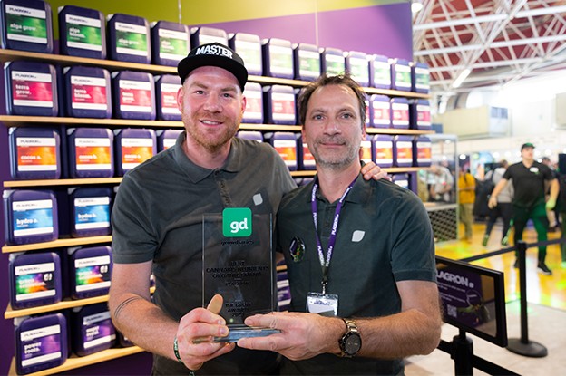 eerste plaats troffee voor organische nutrients